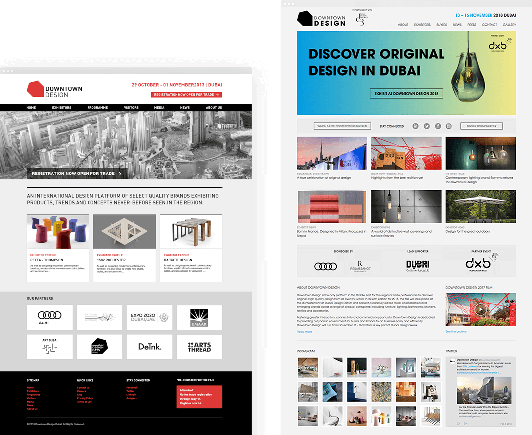 Downtown Design Websites